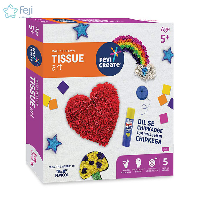 Fevicreate Tissue Art Kit Age 5 Plus