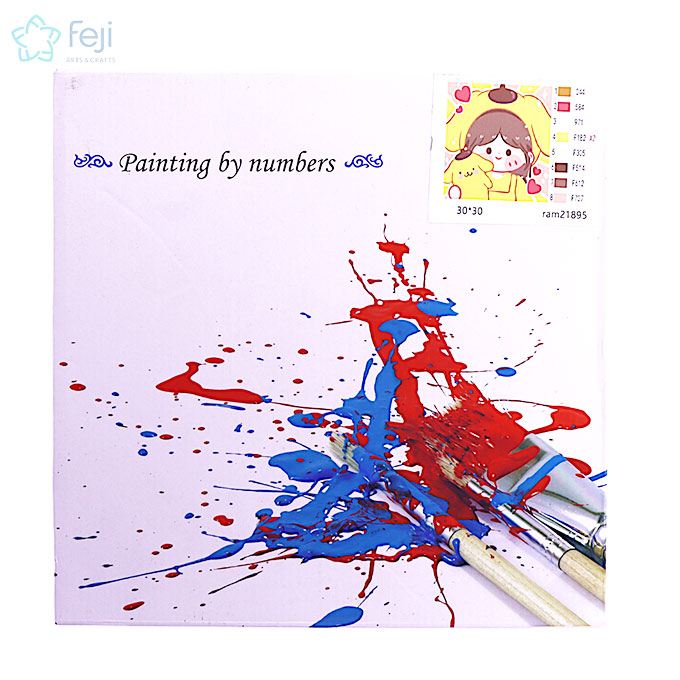 Painting by numbers 30x30cm