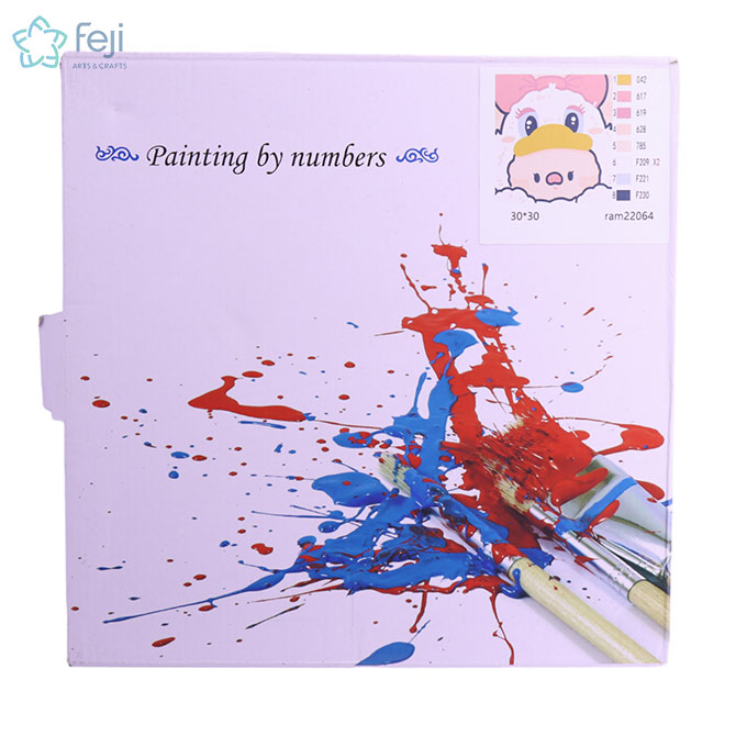 Painting by numbers 30x30cm