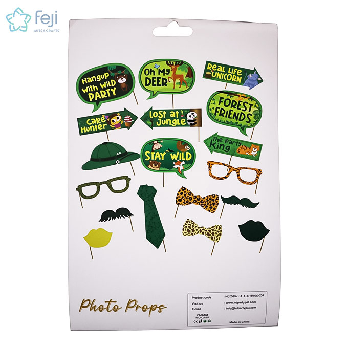 Jungle Theme Photo Props 18 pcs