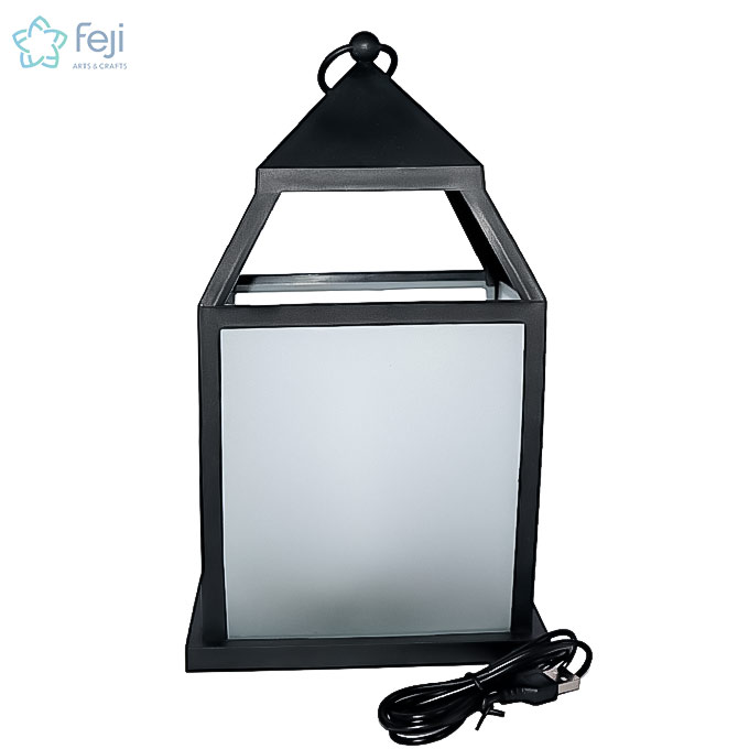Hanging Plastic Lantern with LED light