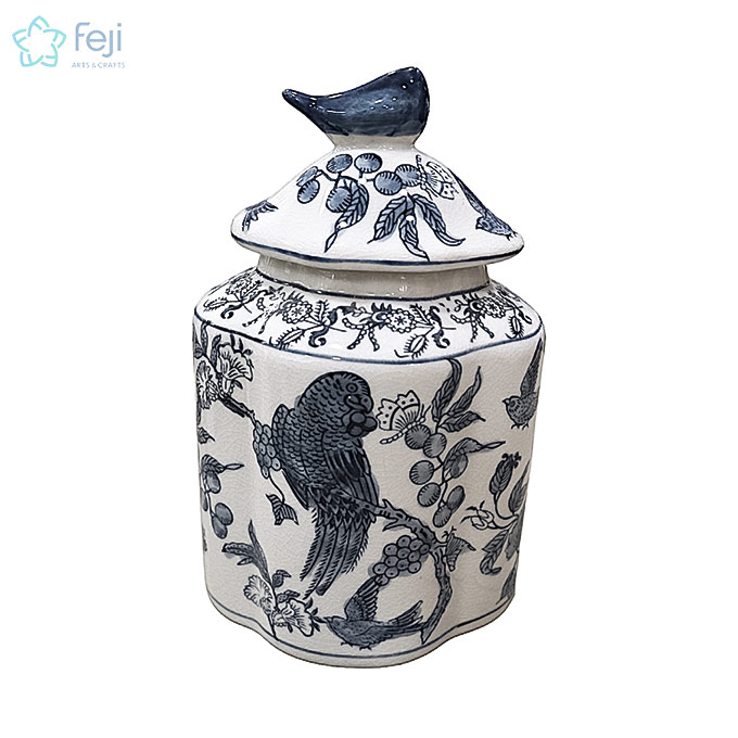 Ceramic Ginger Jar with Lid