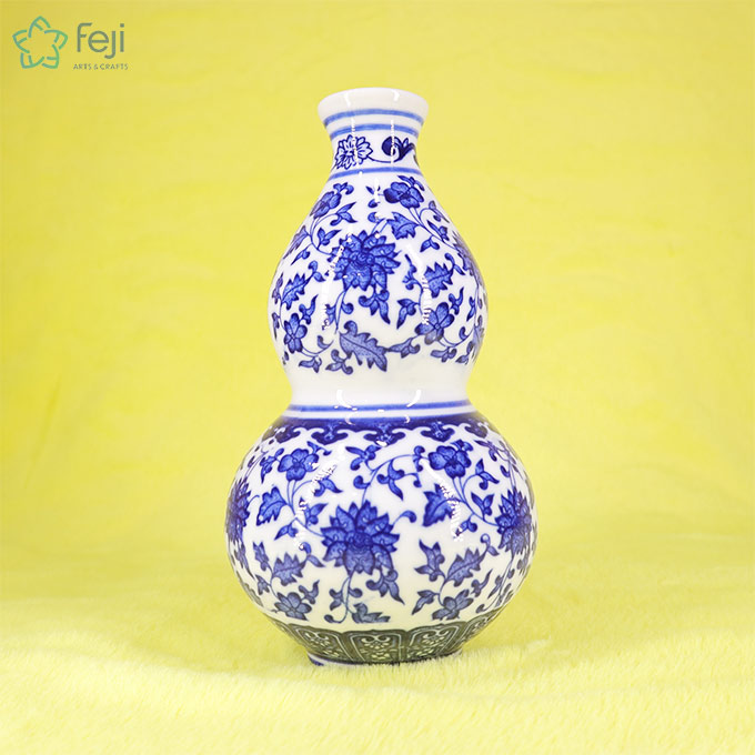 Blue and White Double Gourd Vase