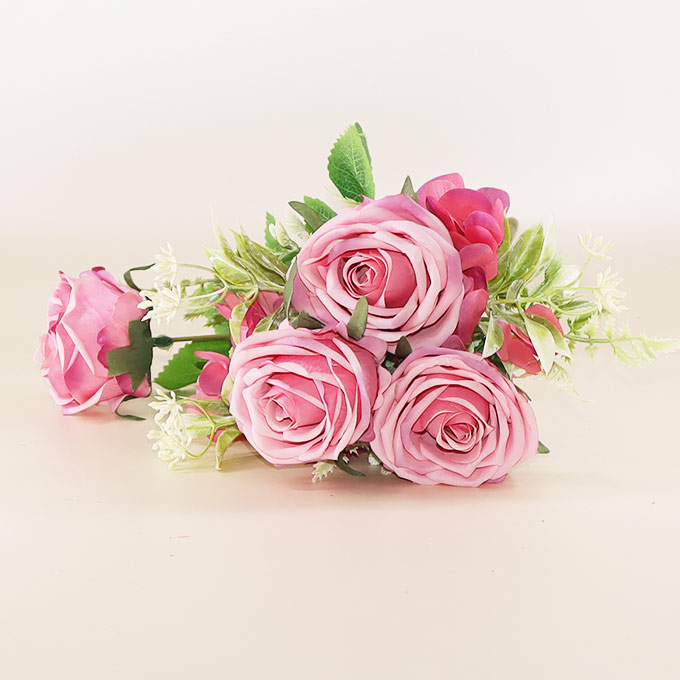 Rose bunch Stick Dull Pink